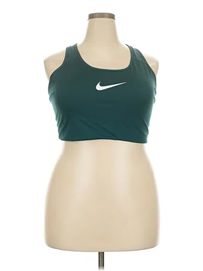 Pre-owned Nike Sports Bra In Green