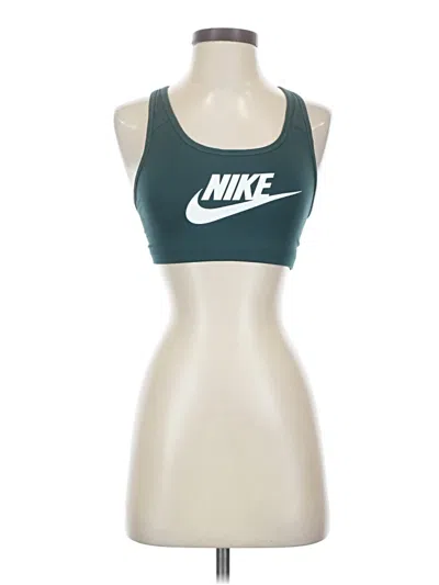 Pre-owned Nike Sports Bra In Green