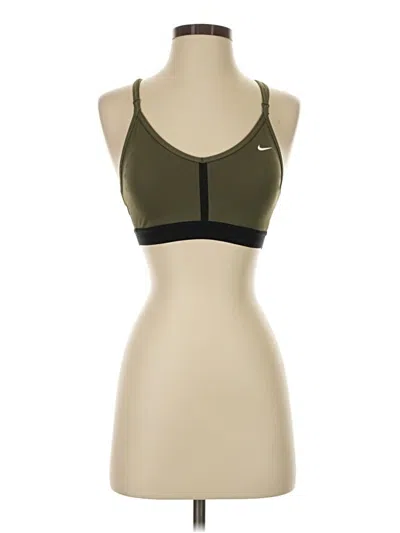 Pre-owned Nike Sports Bra In Green