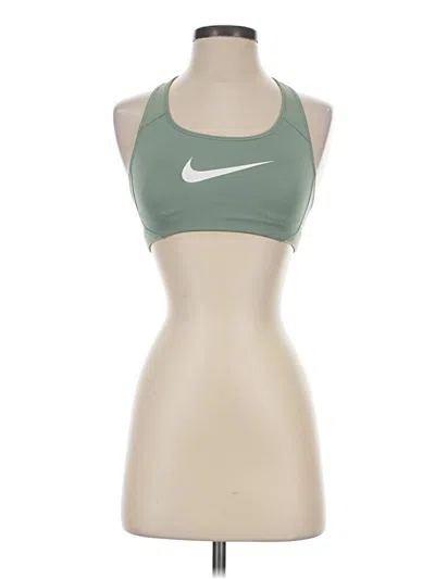 Pre-owned Nike Sports Bra In Green
