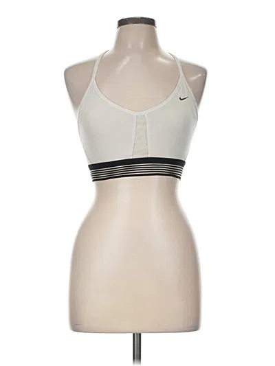 Pre-owned Nike Sports Bra In Ivory