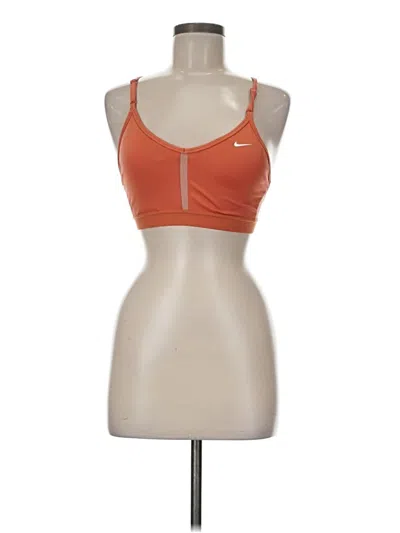 Pre-owned Nike Sports Bra In Orange