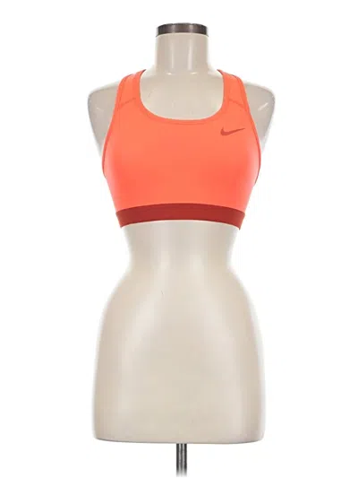 Pre-owned Nike Sports Bra In Orange