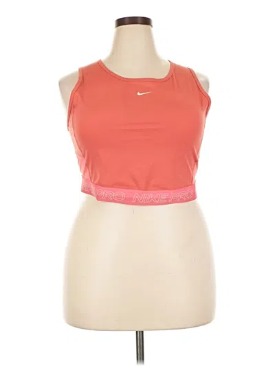 Pre-owned Nike Sports Bra In Orange
