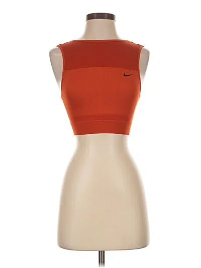 Pre-owned Nike Sports Bra In Orange