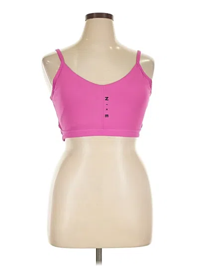 Pre-owned Nike Sports Bra In Pink