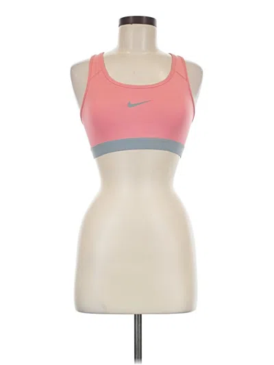 Pre-owned Nike Sports Bra In Pink