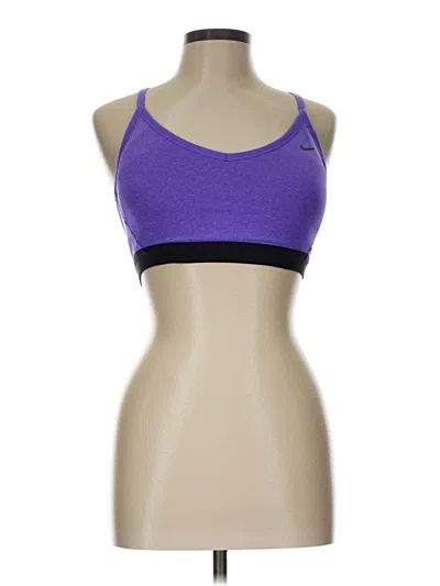 Pre-owned Nike Sports Bra In Purple