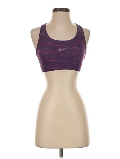 Pre-owned Nike Sports Bra In Purple