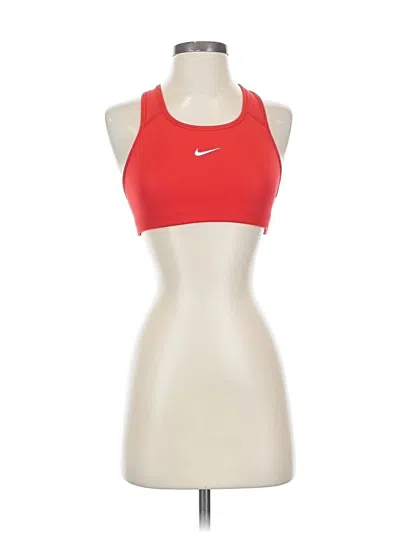 Pre-owned Nike Sports Bra In Red