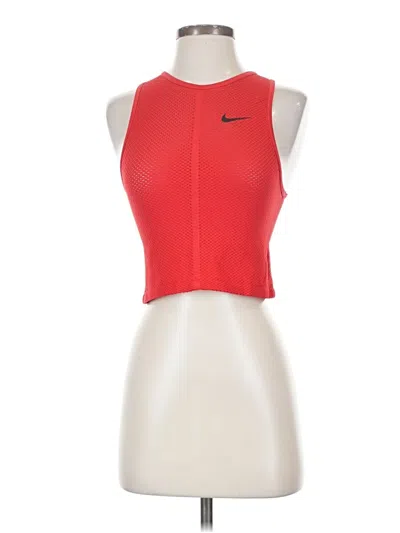 Pre-owned Nike Sports Bra In Red