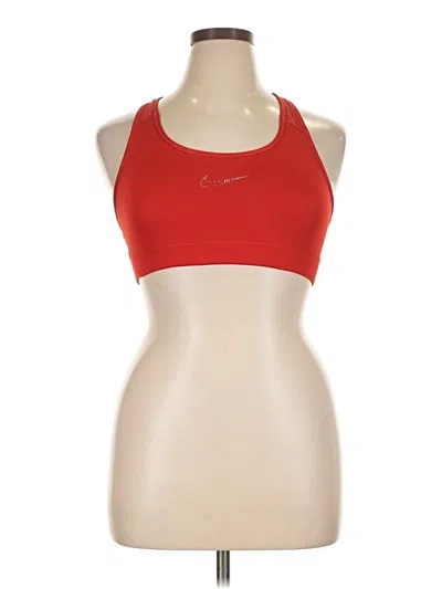Pre-owned Nike Sports Bra In Red