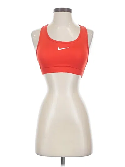 Pre-owned Nike Sports Bra In Red