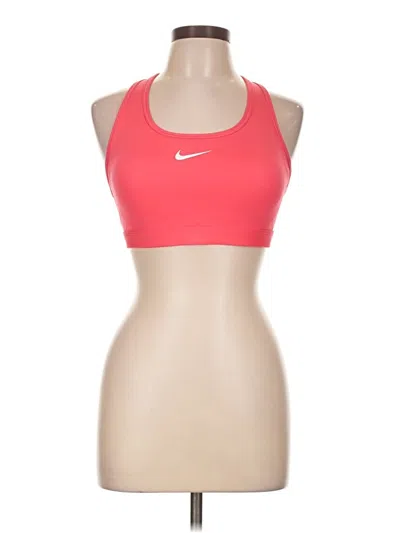 Pre-owned Nike Sports Bra In Red