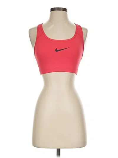 Pre-owned Nike Sports Bra In Red