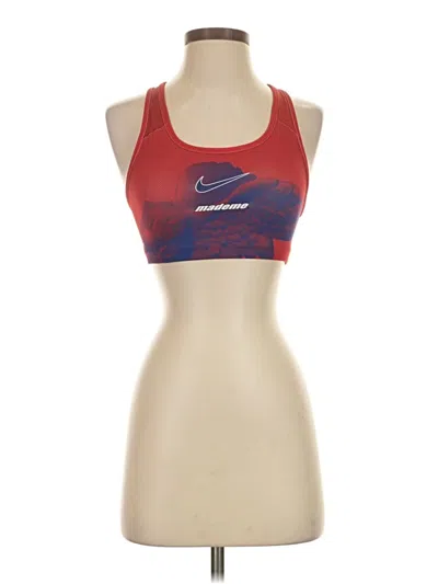 Pre-owned Nike Sports Bra In Red