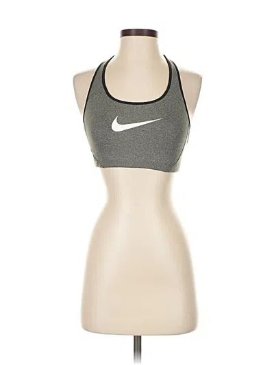 Pre-owned Nike Sports Bra In Silver