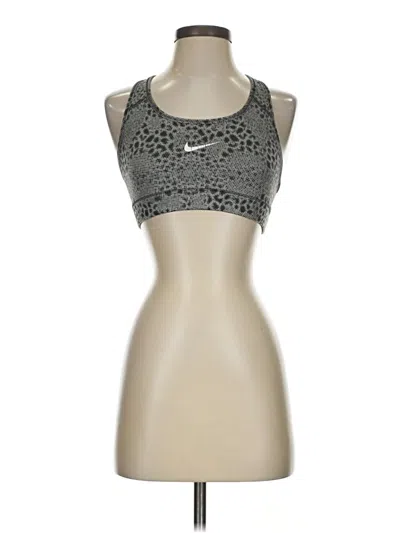 Pre-owned Nike Sports Bra In Silver