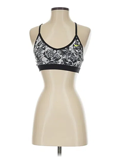 Pre-owned Nike Sports Bra In Silver