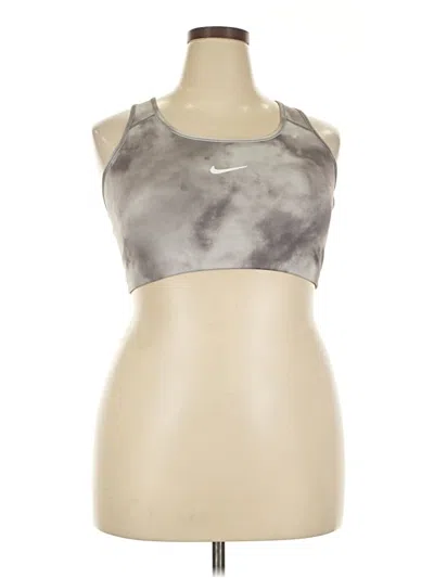 Pre-owned Nike Sports Bra In Silver