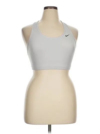 Pre-owned Nike Sports Bra In Silver