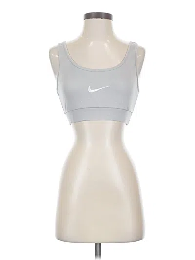 Pre-owned Nike Sports Bra In Silver