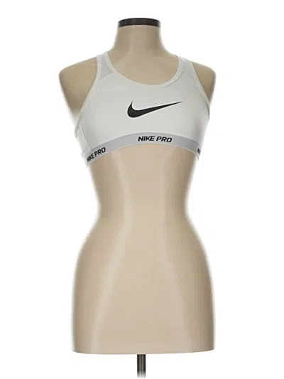 Pre-owned Nike Sports Bra In Silver