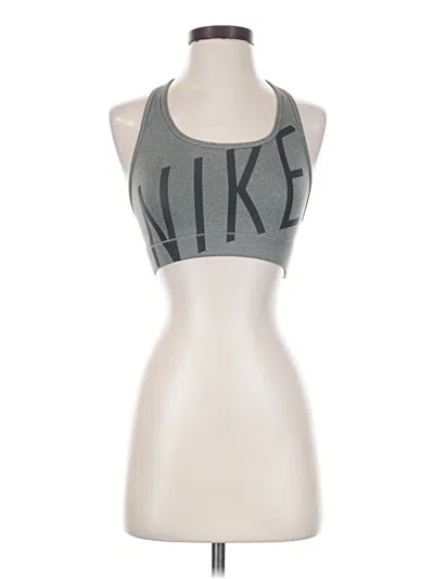 Pre-owned Nike Sports Bra In Silver