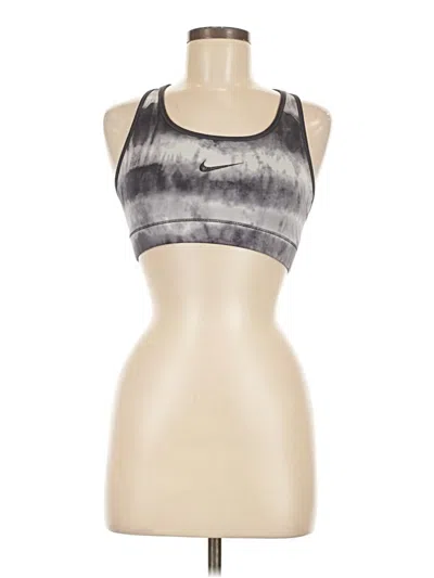 Pre-owned Nike Sports Bra In Silver
