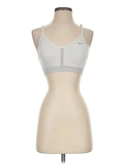 Pre-owned Nike Sports Bra In Silver