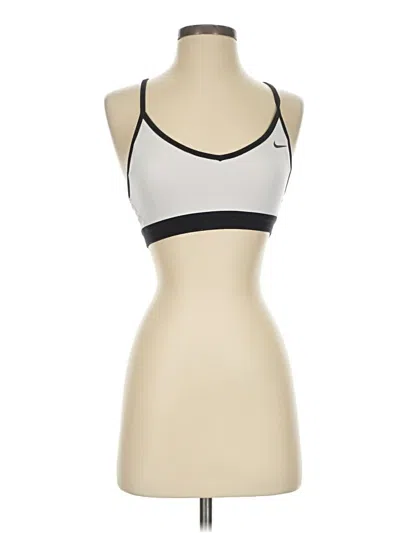 Pre-owned Nike Sports Bra In Silver
