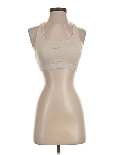 Pre-owned Nike Sports Bra In Tan