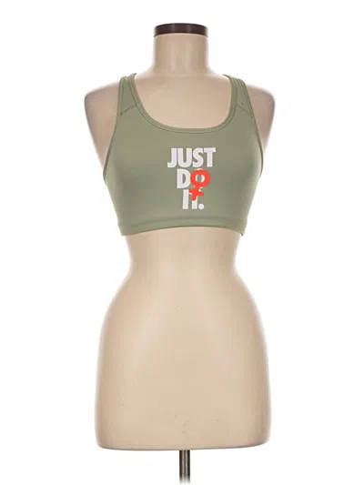 Pre-owned Nike Sports Bra In Tan