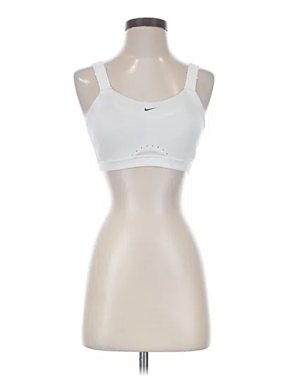 Pre-owned Nike Sports Bra In White