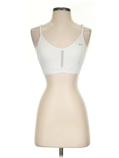 Pre-owned Nike Sports Bra In White