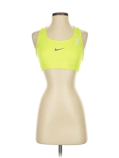 Pre-owned Nike Sports Bra In Yellow