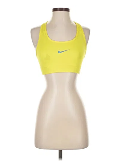 Pre-owned Nike Sports Bra In Yellow