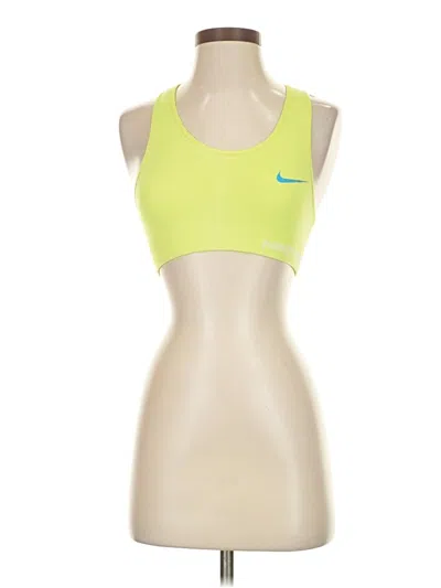 Pre-owned Nike Sports Bra In Yellow