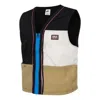 Nike Sports Casual Breathable All-match Stitching Stacked Mesh Vest 'black White Brown'