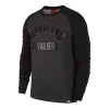 Nike Sports Casual Letter Printed Crew Neck Long Sleeve Cleveland Shirt Men's Black