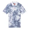 Nike Sports Golf Short Sleeve Polo Shirt White Blue Whiteblue In Blue