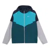 Nike Sports Training Running Hooded Jacket Blue