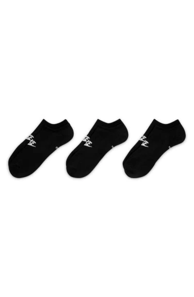 Nike Sportswear 3-pack Everyday Essential Socks In Black/white