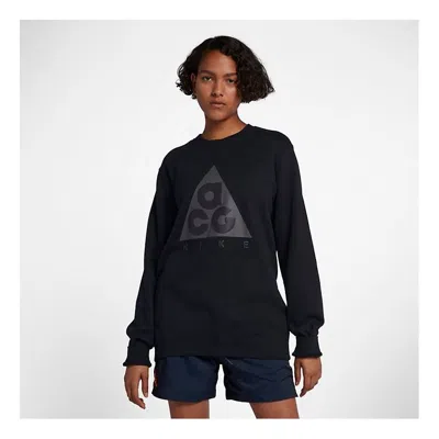 Nike Sportswear Acg Crew Fleece Long T-shirts 'black'