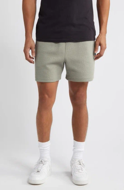 Nike Sportswear Air Knit Shorts In Dark Stucco/ Dark Stucco