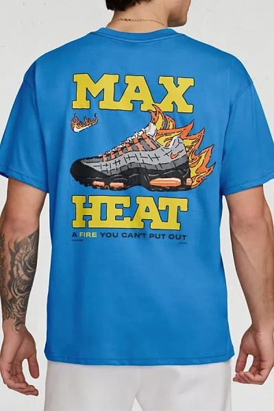 Nike Sportswear Air Max 95 Graphic Tee In Photo Blue, Men's At Urban Outfitters
