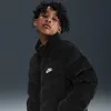 Nike Sportswear All Day Play Big Kids' Therma-fit Loose-fit Puffer Jacket In Black