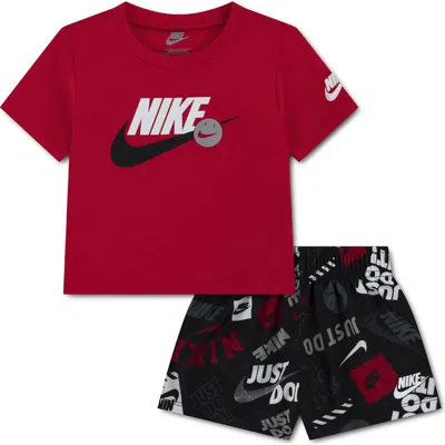 Nike Sportswear All Over Print T-shirt & Shorts Set (baby) In Multi