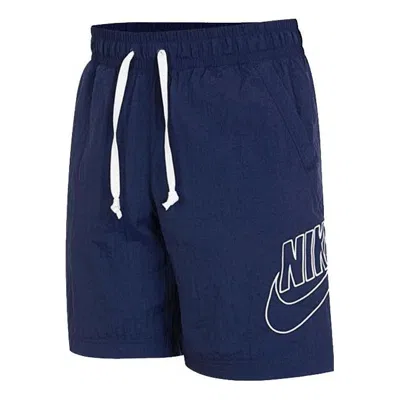 Nike Sportswear Alumni Logo Shorts 'blue'