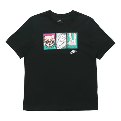 Nike Sportswear Applique T-shirt 'black'